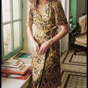 SEZANE Courtney Dress size 34FR -NWOT